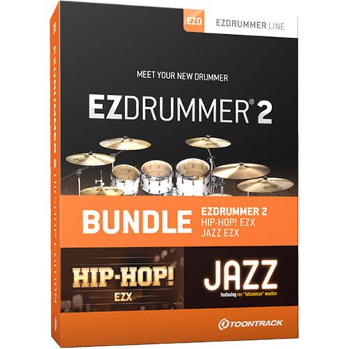 Toontrack EZdrummer 2 Hip-Hop Edition - Virtual Drums and 2 Sound Libraries Bundle