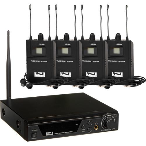 Anchor Audio AL-9000 4-User Assistive Listening System with Base Station