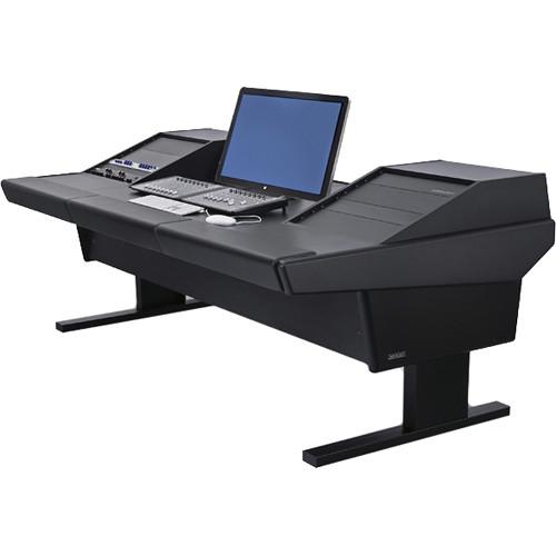 Argosy V2R Universal Workstation Desk with Two VR1003 10U Front, 3U Rear Module