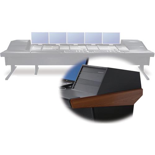 Argosy V2RGE Universal Workstation Desk with Two VR1005 10 Front Rack Module