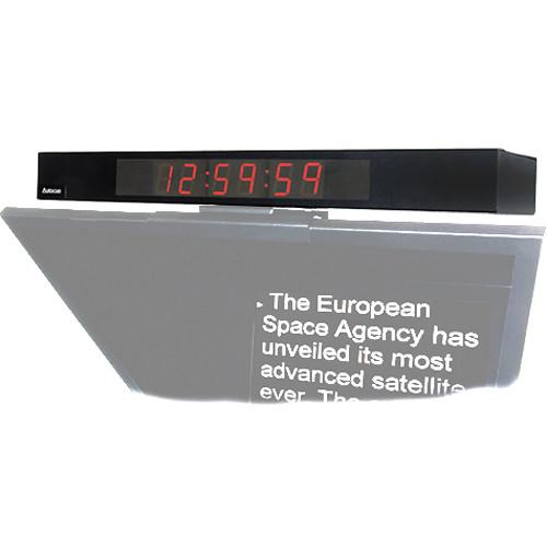 Autocue QTV Digital Clock Display for Master Professional Series Teleprompter