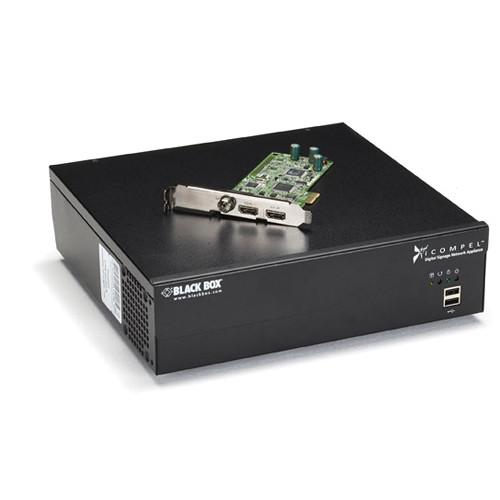 Black Box iCOMPEL P Series 2U Digital Signage Publisher with HD Video Card