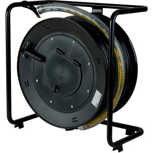 Camplex ProTac Series 12-Channel Single Mode Fiber Optic Tactical Snake on Reel with ST Connector