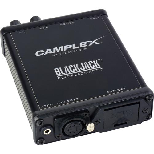 Camplex Push-to-Talk Belt-Clip Active Headset Adapter for Blackmagic ATEM Camera Converter