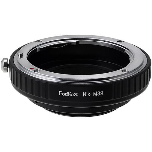 FotodioX Pro Lens Mount Adapter for Nikon F-Mount Lens to M39-Mount Camera