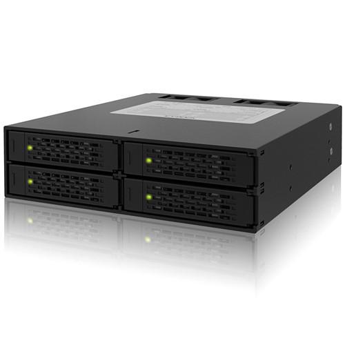 Icy Dock ToughArmor 4-Bay 2.5" SAS SATA HDD SSD Backplane Cage for 5.25" Bay