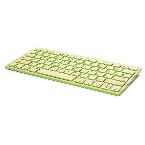 Impecca Bamboo Bluetooth Compact Wireless Keyboard