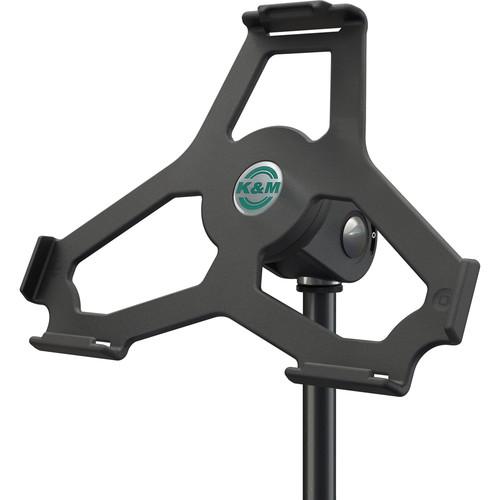 K&M iPad Air 2 Holder for 5 8" Microphone Stand