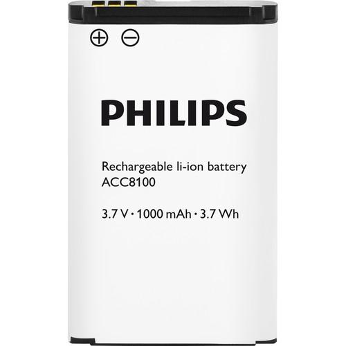 Philips ACC8100 Rechargeable Li-ion Battery for Philips DPM8000, DPM7000, and DPM6000 Series Dictation Recorders