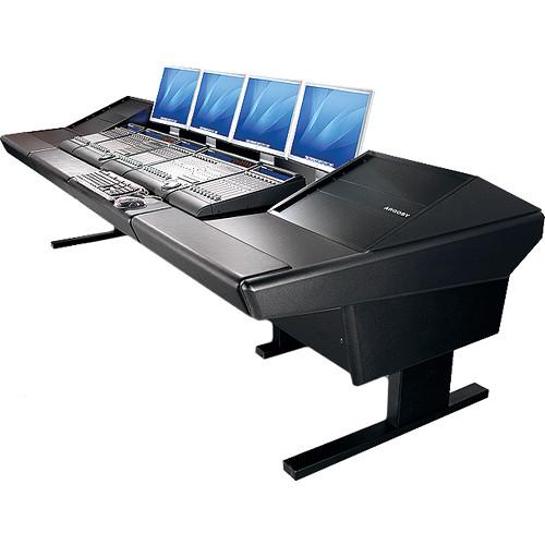 Argosy V2RG Universal Workstation Desk with Two VR1000 10 Upper Rack Module