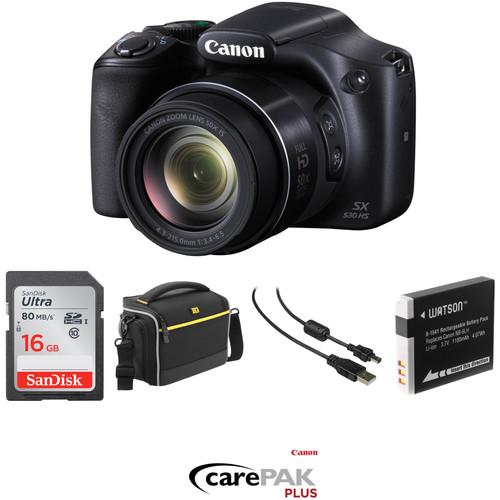 Canon PowerShot SX530 HS Digital Camera Deluxe Kit