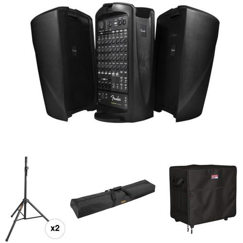 Fender Passport VENUE Kit with Speaker Stands and Carrying Bags