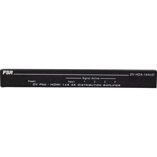 FSR 1x4 HDMI Distribution Amplifier with Audio De-Embedder
