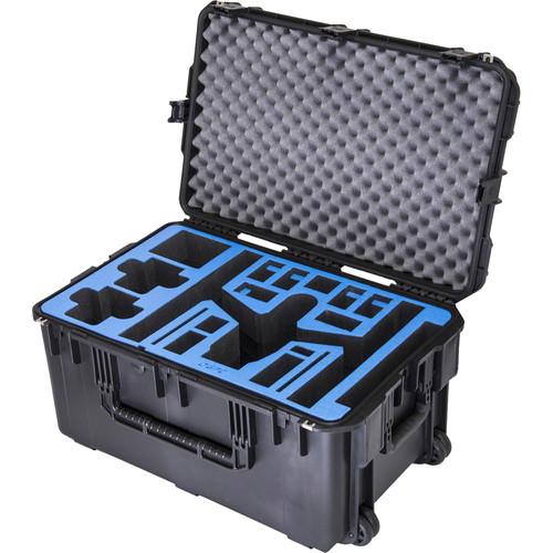 Go Professional Cases GPC-DJI-INSPIRE-1-L-X5 Watertight Hard Case with Wheels for DJI Inspire 1 in Landing Mode