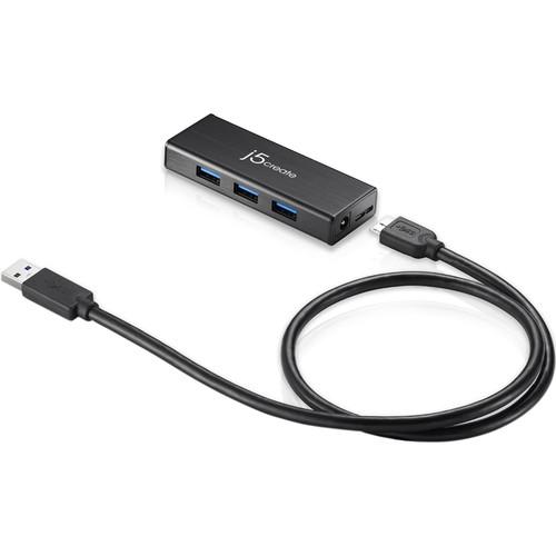 j5create JUH340 USB 3.1 Gen 1 4-Port Mini Hub