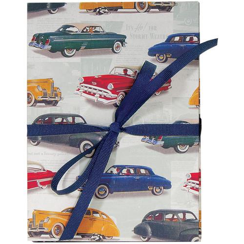 Lineco Accordion Album Kit with Ivory Pages and Vintage Cars Cover