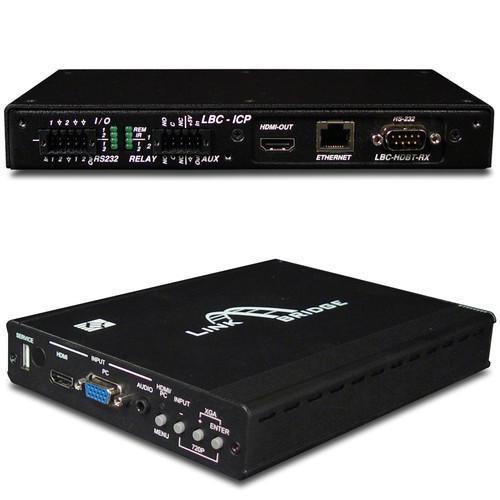 Link Bridge HDBaseT HDMI VGA Scaling Transmitter & HDBaseT ICP Receiver Kit