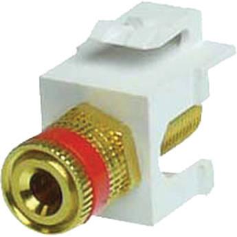 NTW Speaker Post Red Snap-in Keystone Jack