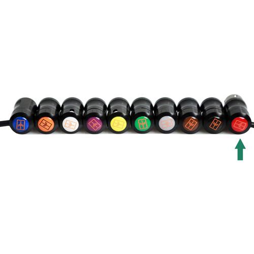 Remote Audio Color Decal for Low-Profile XLR Connector