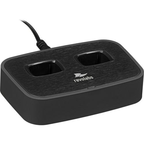 Revolabs Charger Base for HD Dual Channel Wireless Mics