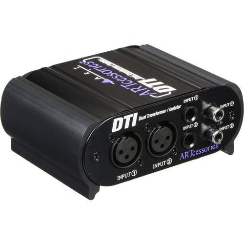 ART DTI - Dual Input Inline Transformer Isolator Box with Balanced and Unbalanced Connectors