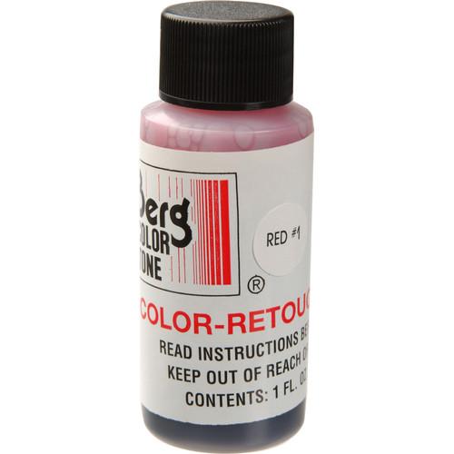 Berg Retouch Dye for Color Prints - Red-1 1 Oz.