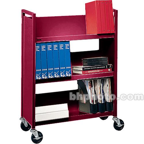 Bretford Mobile Utility Truck with 3 Slanted Shelves & Shippable by UPS - Cardinal