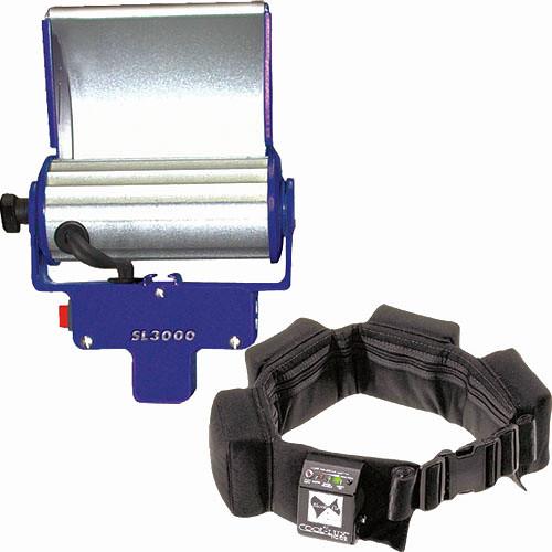 Cool-Lux SL-3084 Light and Battery Pack Kit - consists of: SL-3000 Broad Light, Soft Hood and NC-1384 Battery.