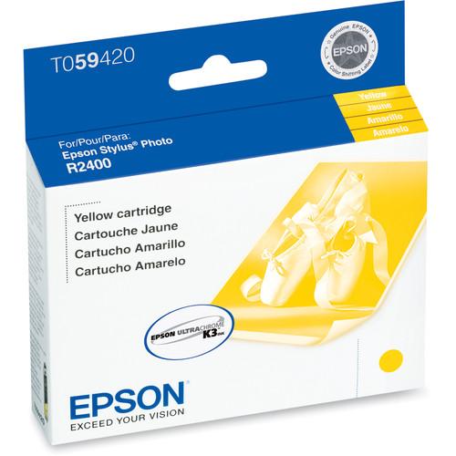 Epson UltraChrome K3 Yellow Ink Cartridge for Stylus Photo R2400 Printer