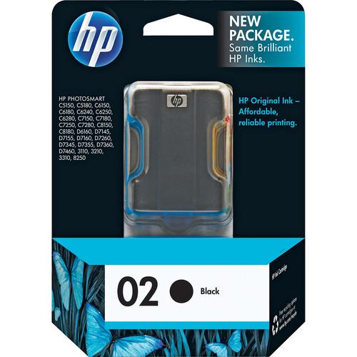 HP 02 Black Inkjet Print Cartridge