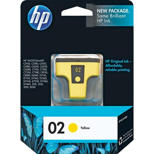 HP 02 Yellow Inkjet Print Cartridge