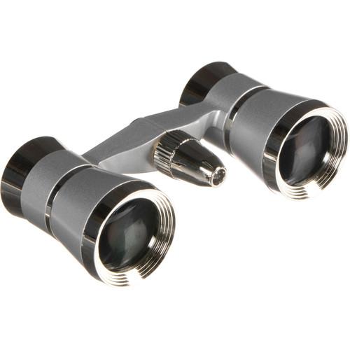 LaScala Optics 3x25 Othello Opera Glasses with Red Flashlight