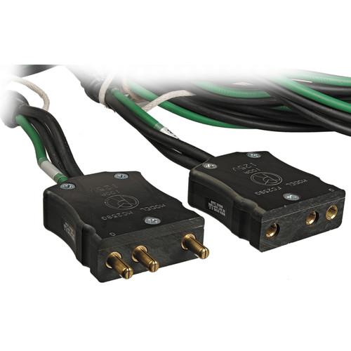 Mole-Richardson Extension Cable for Dimmers, Bates Stage Pin Male to Female - 100A, 50