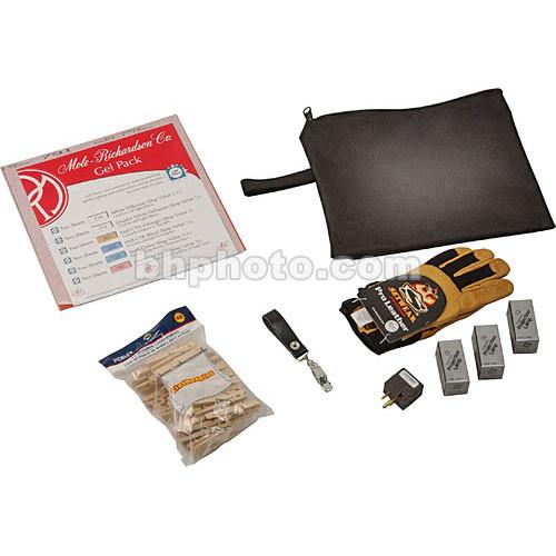 Mole-Richardson GafferPack for Tweenie-Weenie 3 Light Kit - includes: Bulbs, Gloves, Gels, Ditty Bag