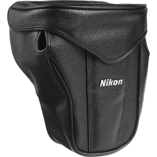 Nikon CF-D200 Semi-Soft Eveready Case - for Nikon D200, D300 Digital SLR Cameras with a Lens attached.