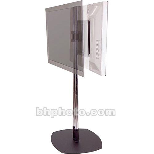 Premier Mounts Dual floor stand, 60-in chrome - PSD-CS60