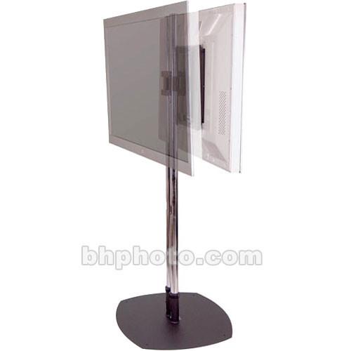 Premier Mounts Dual floor stand 84in. chrome - PSD-CS84