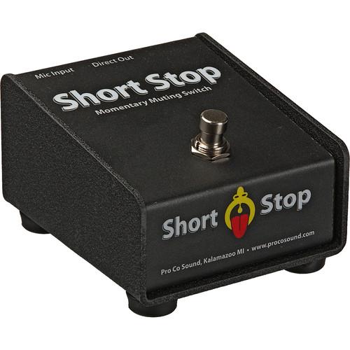 Pro Co Sound Short Stop - Cough Drop Series Passive Momentary Mute Switch