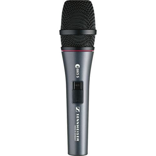 Sennheiser e 865S Handheld Supercardioid Condenser Microphone with On Off Switch