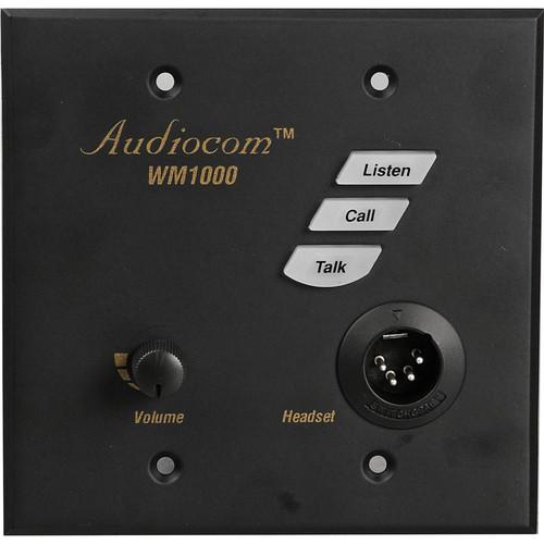 Telex WM-1000 - Single-Channel Wall Mount Wired Intercom Headset Station