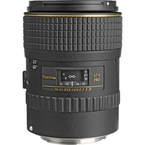 Tokina 100mm f 2.8 AT-X M100 AF Pro D Macro Autofocus Lens for Canon EOS