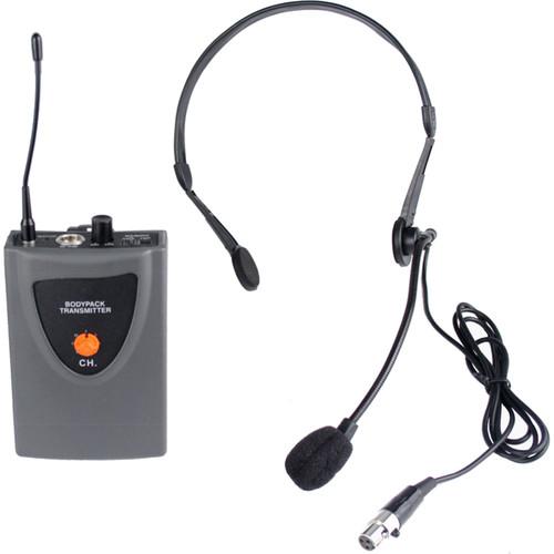 AmpliVox Sound Systems Bodypack Transmitter and Headset Microphone for SW300 Mity-Lite Portable PA