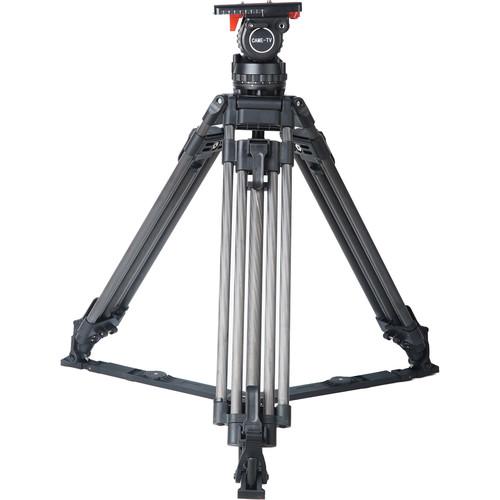 CAME-TV 18T PRO Carbon Fiber 100mm Fluid Head Tripod