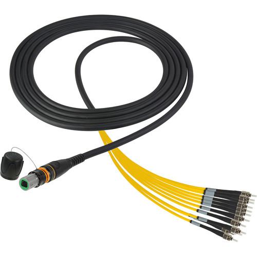 Camplex opticalCON MTP Male to ST Single-Mode 12-Channel Breakout Cable