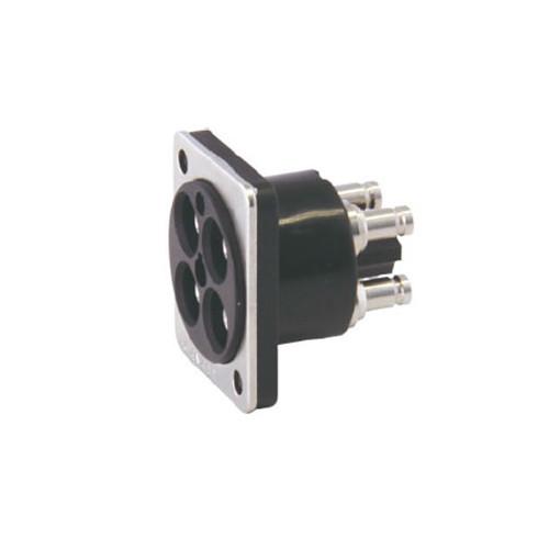 Canare 4K-DIN Female Jack to Jack Flush-Mount Receptacle for MDM-V4C25HW & DIN 1.0 2.3