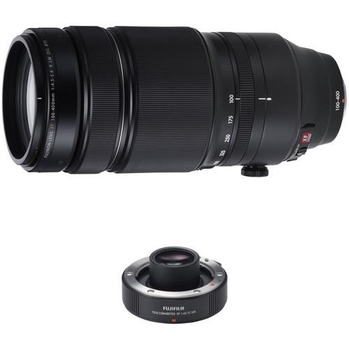 FUJIFILM XF 100-400mm f 4.5-5.6 R LM OIS WR Lens with 1.4x Teleconverter Kit