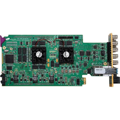 Grass Valley Double Rear Connector Panel with Bypass Relay AES Audio and Fiber for XVP-3901-DPI