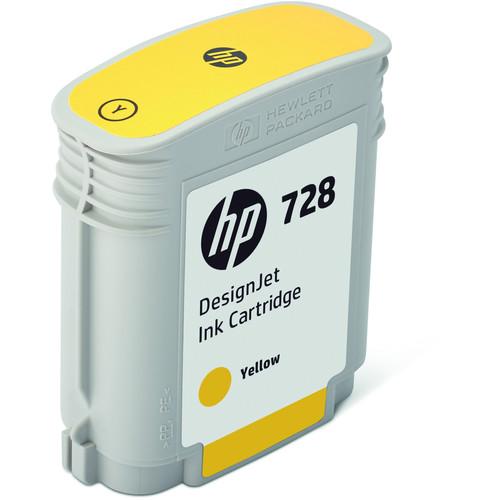 HP 728 Yellow DesignJet Ink Cartridge