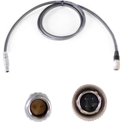 Nebtek ARRI2 to SmallHD DP7 Power Cable 2-Pin LEMO Male to 4-Pin Hirose Male