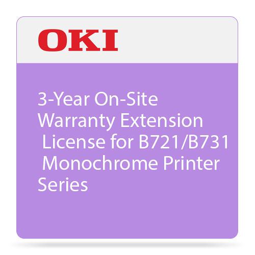 OKI 3-Year On-Site Warranty Extension Program for B721 B731 Series Printers